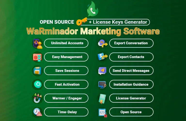 Buy Now WaRminador OpenSource Resell Rights Software Wapp warming
