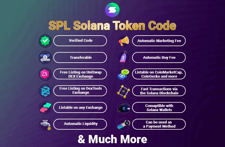 Launch Your own SPL Solana Tokens with Full Features